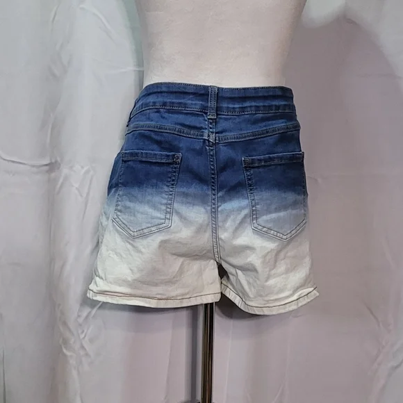 Thereabouts Girls Dip Dye High Rise Jean Shortie Shorts Plus Size 2XL/20.5 - Picture 10 of 11